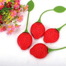 Load image into Gallery viewer, 1pc Strawberry Tea Infuser Stainless Steel Tea Ball Leaf Tea Strainer for Brewing Device Herbal Spice Filter Kitchen Tools
