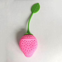 Load image into Gallery viewer, 1pc Strawberry Tea Infuser Stainless Steel Tea Ball Leaf Tea Strainer for Brewing Device Herbal Spice Filter Kitchen Tools
